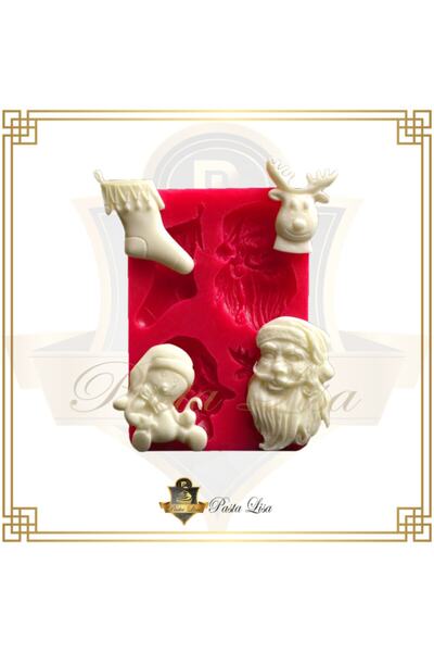 lisapastacılık Silikon Kalıp - Dörtlü Yılbaşı Set