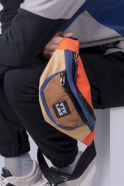 Vatkalimon Renkli Omuz Ve Bel Çantası