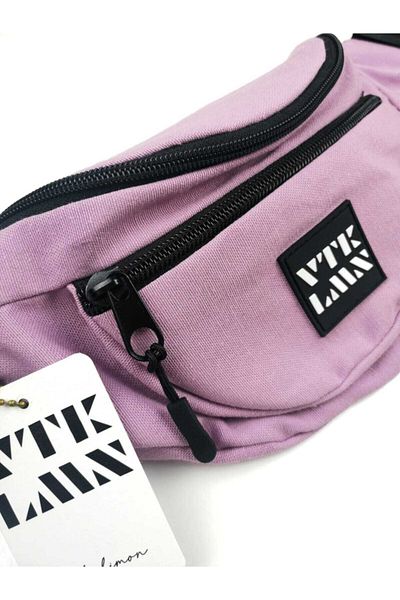 Vatkalimon Unisex Lilac Colored Shoulder and Waist Bag
