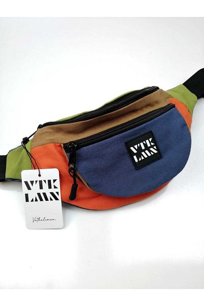 Vatkalimon Unisex Colorful Shoulder and Waist Bag