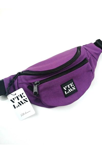 Vatkalimon Unisex Purple Colored Shoulder and Waist Bag