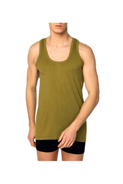 Seher Yıldız Askeri Yeşil Erkek Askılı Atlet 5 Adet