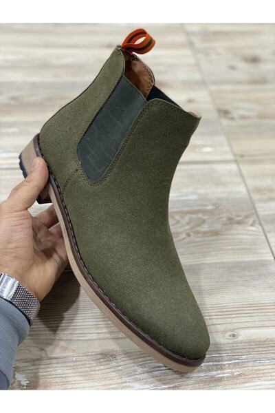 Kaan Alay Fashion Italian Model Süet Bot