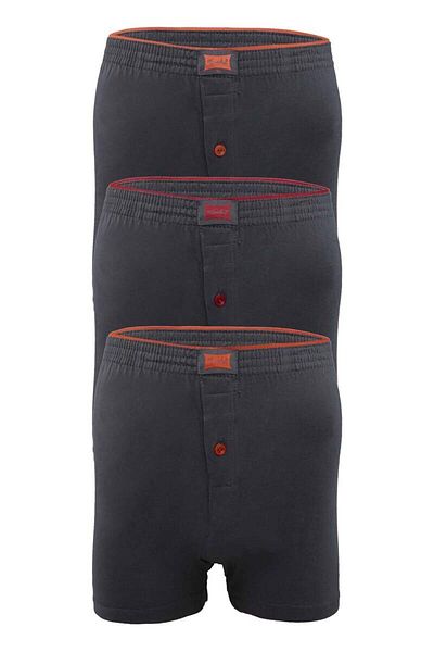 Tutku Smoked Colorful Combed Cotton Straight Boxers - Μοντέλο 117, Συσκευασία των 3