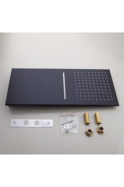 SAM BANYO Sam Ankastre Tepe Duşu, Panel Duş, Robot Duş, Yağmurlama Tepe, Siyah Tepe Duş