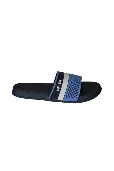 GEZER Men's Navy Blue Summer Pool Sea Garden Slippers