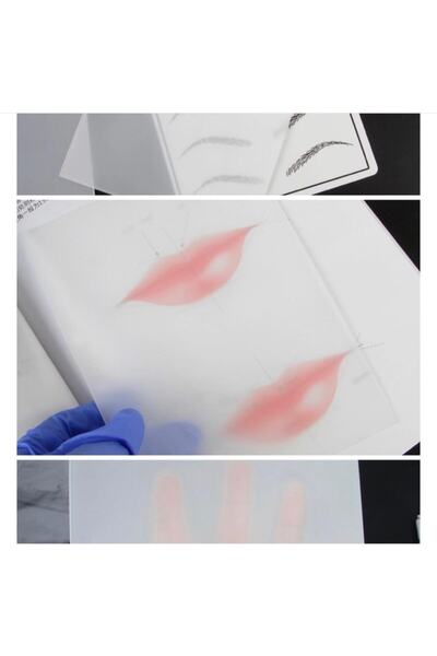 İthalSepeti Latex transparent pentru machiaj permanent Microblading Training (1 bucată)