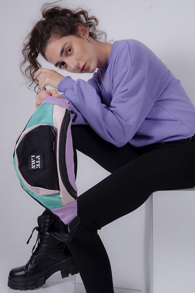 Vatkalimon Unisex Colorful Shoulder and Waist Bag