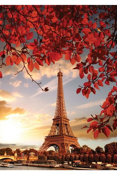 Nova Puzzle 2x1000 Piece Eiffel Tower Puzzle Set