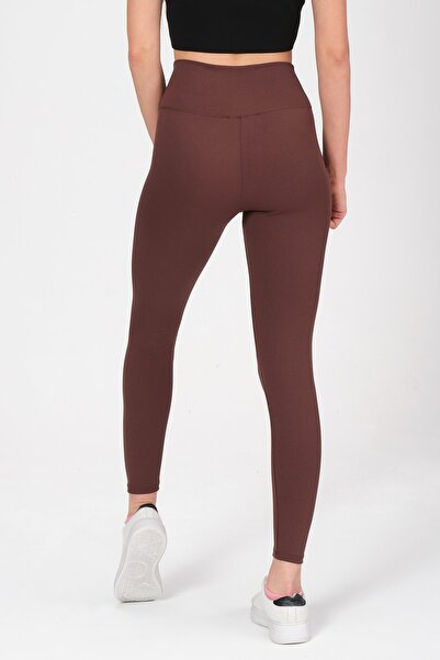 Mascarano High Waist Brown Corded Leggings