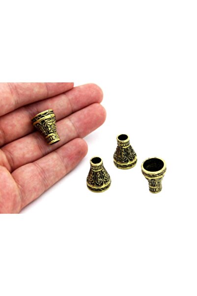 yfhobi 2 Adet - 15x19 Mm, Fular Uç Aparatı, Huni Kapak, Metal Takı Malzemesi,...