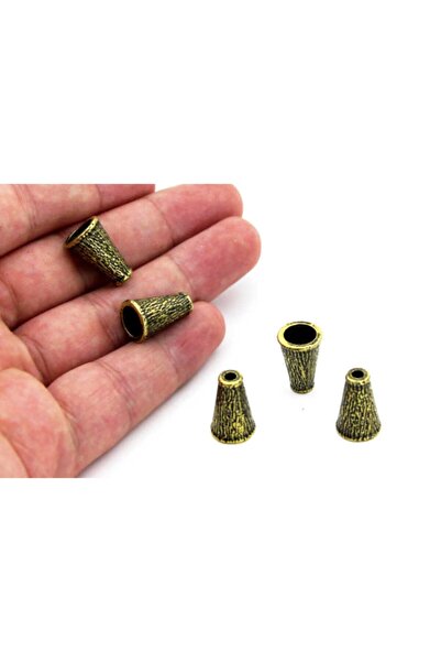 yfhobi 2 Adet - 11x16 Mm, Fular Uç Aparatı, Huni Kapak, Metal Takı Malzemesi,...