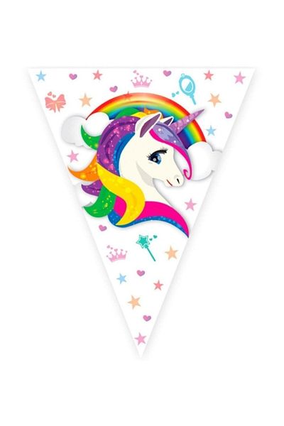UNICORN Τριγωνικό σημαιάκι
