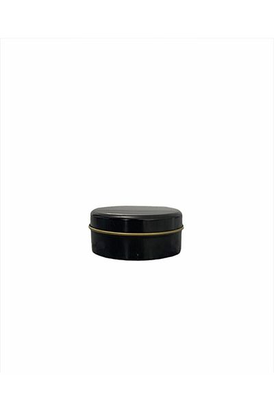 Ant&Bee 5 Pieces Tin Box Black Candle Filling Soap and Honey Filling Box 7X3