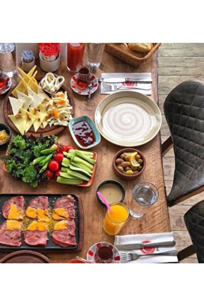 Bonna Porselen - 6 Adet Terrain Gourmet Düz Tabak 17 Cm (6 Kişilik)