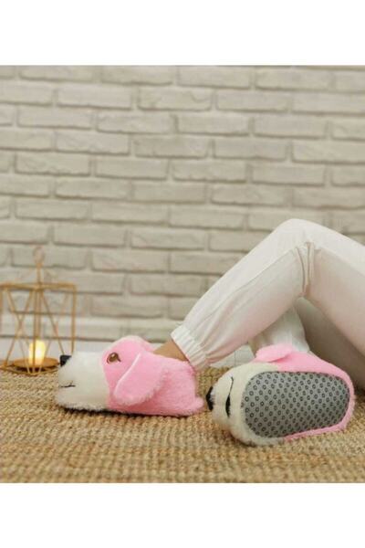 PNR TERLİK Women's Powder Dog Slippers Indoor Slippers