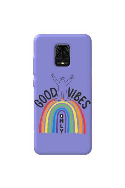 WANNA PROTECT حافظة هاتف Xiaomi Redmi Note 9 Pro من السيليكون باللون الأرجوان...