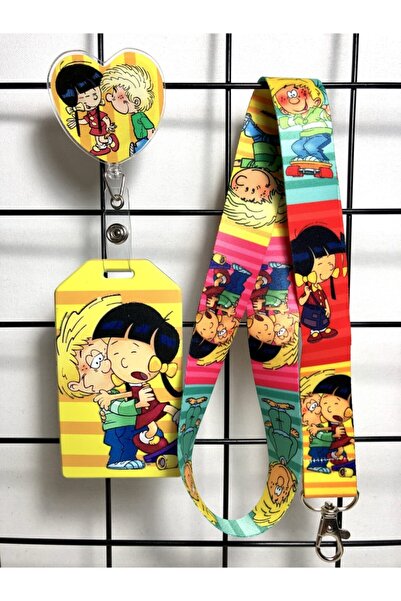 Hediyebum Χαριτωμένο σετ με λουράκια για τον λαιμό και θήκη για κάρτες