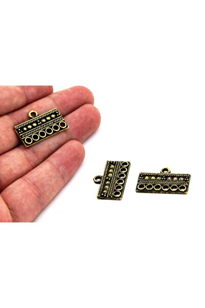 yfhobi 2 Adet - 26x17 Mm Diktörtgen Desenli, Bağlantı Aparatı, Takı Malzemesi...