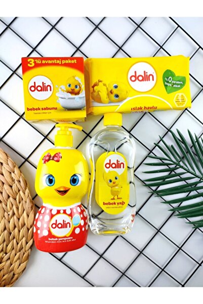 Dalin Kız Bebek Bakım Seti
