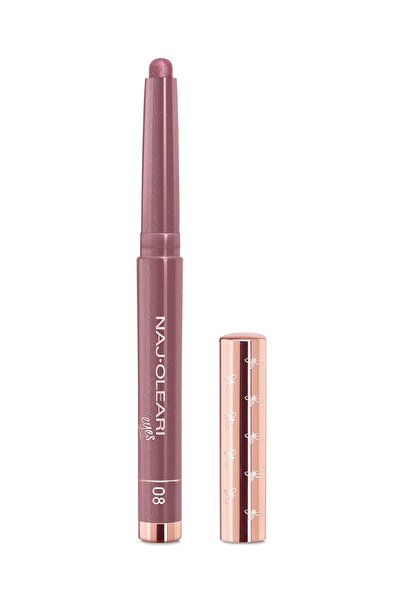 NAJ OLEARI Absolute Stay Eyeshadow Pearly Burgundy Bordo Kalıcı Stick Göz Farı