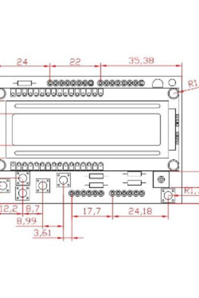 Genel Markalar Keypad Shield Arduino Ile Uyumlu Lcd Ve Tuş Takımı