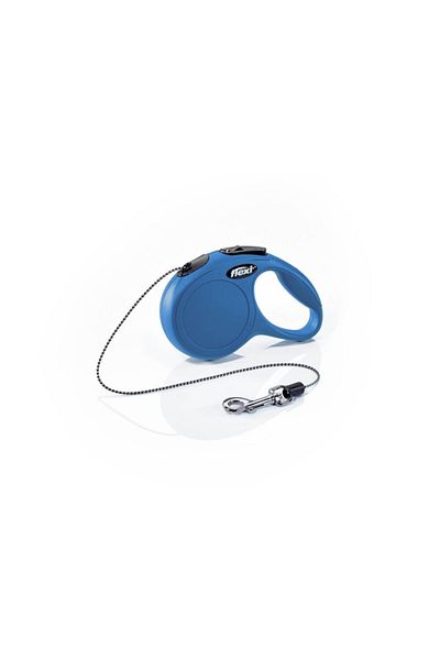 Flexi New Classic Rope Automatic Walking Collar (xs) 3m Blue