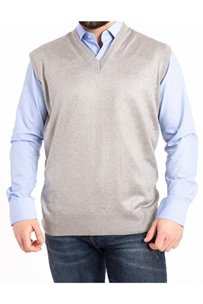 NACAR STORE Men's V-Neck Thin Wool Knitwear Knitted Anti-Pilling Dad Sweater