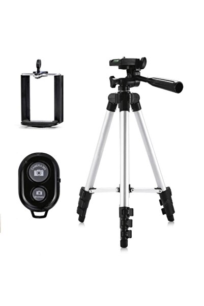linarya Dk3888 Profesyonel Fotoğraf Video Çekimi 105 Cm Tripot ( Bluetooth Ku...