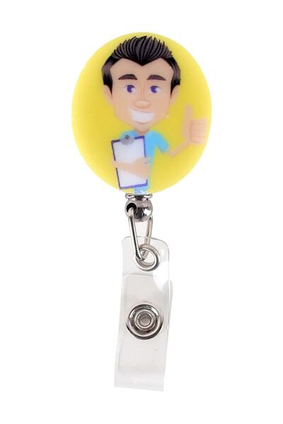 Nur Ortopedi Doctor Asistentă Asistentă Pacient Tematică Yoyo Badge