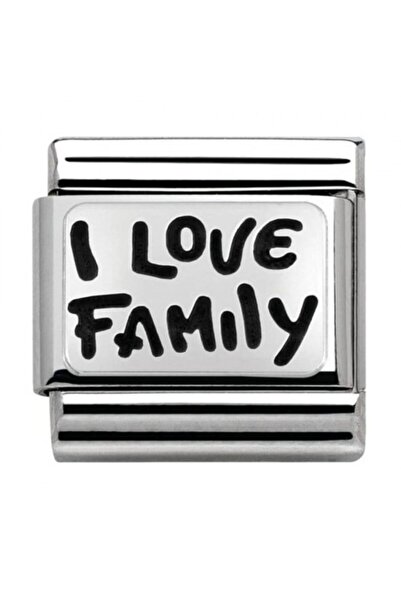 NOMİNATİON Classic Silvershine My Family I Love Family Charm330102/34