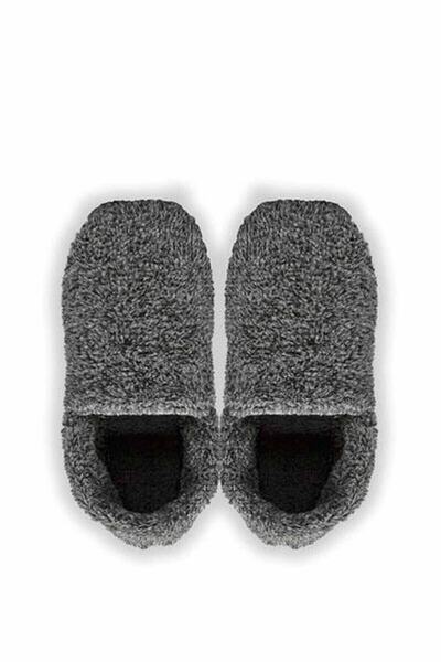 Twigy Unisex Gri Ev Ayakkabısı