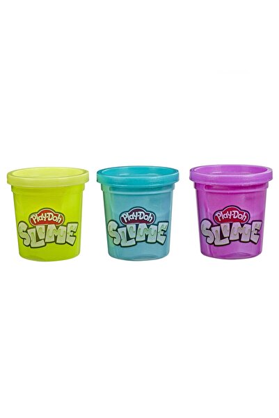 Hasbro 2022 Yılbaşı Fırsatları - Play-doh Slime 3'lü Hamur E8789 - ™ Beyaz At®