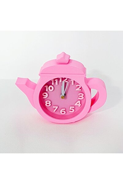 Hediye Kesesi Demlik Görünümlü Dekoratif Masa Saati