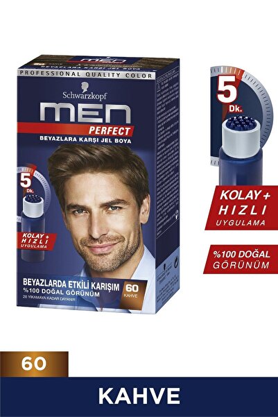 Schwarzkopf Marka: Men Perfect Saç Boyası 60 - Kahve Kategori: Saç Boyası