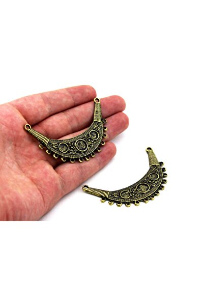 yfhobi 1 Adet - 20x67 Mm, Kolye, Fular Ve Iğne Oyası Aparatı, Metal Takı Malz...