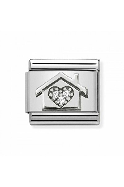 NOMİNATİON Classic Silvershine House Zirconia Heart Charm330311/11 *