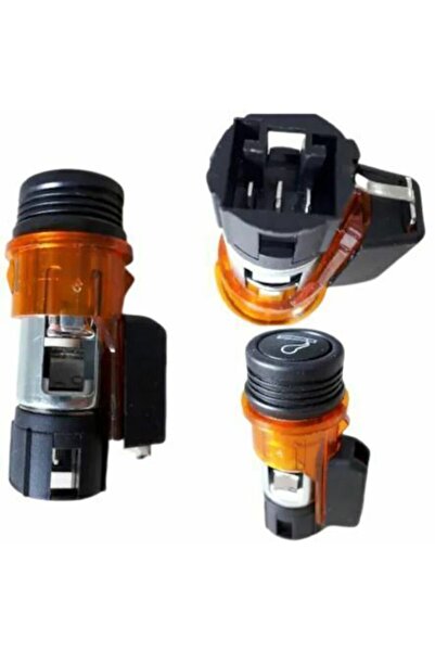 USLU OTO Fiat Albea 2002-2012 Uyumlu Çakmak Komple Çakmaklık Turuncu Işıklı