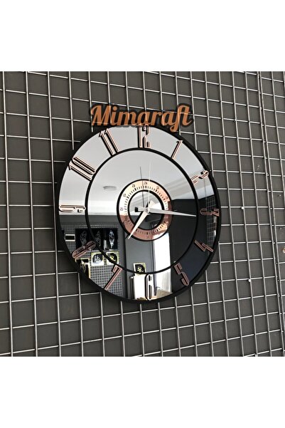 Mimaraft Özel Seri Aynalı Duvar Saati - 70 Cm