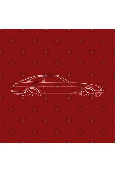 Pixxa 1983 Datsun 280zx - استنسل ملف تعريف، كوب أبيض