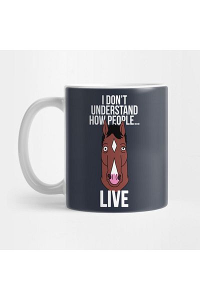 Pixxa Bojack Horseman How People Live Mug Cup