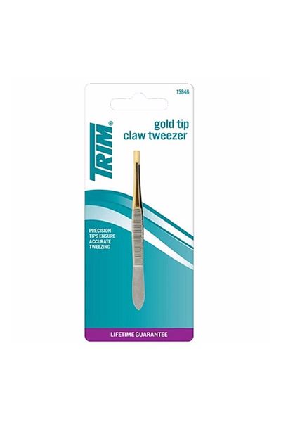 Trim Gold Tip Straight Tweezers 5 43B - Manicure and Pedicure Set