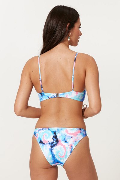 Pierre Cardin Set de bikini bustier cu bretele cu model albastru Tie Dye pentru femei 217203
