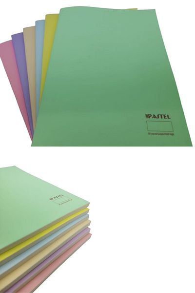 KESKİN COLOR Large Size A4 Unlined Notebook 60 Sheets Cream Paper - 3 Pieces