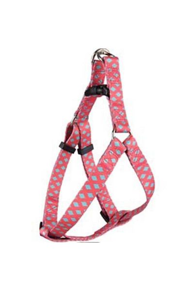 Flamingo Triangle Sue Dog Collar Pink green 30-40x1 cm