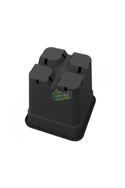 GrowsFamily Kare Saksı 2 Litre