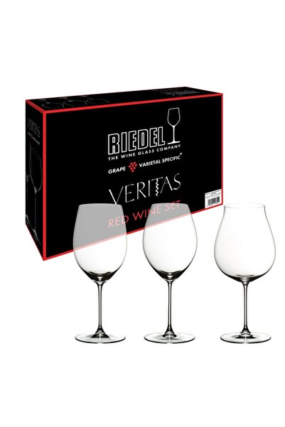 riedel kadeh Rıedel Verıtas Red Tastıng Set 3'lü