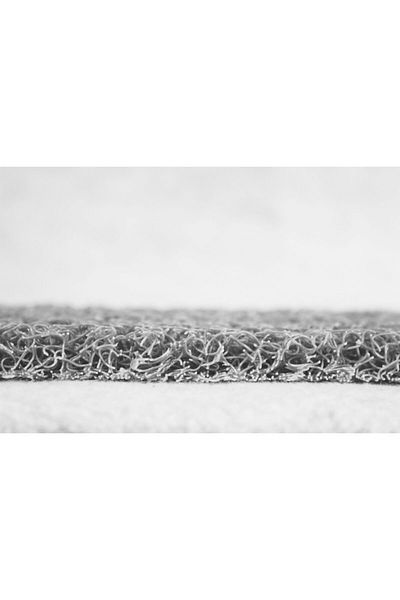 ezgitekstil Curly Mat Gray 100 Cm * 150 Cm, Outdoor MatDoor Front Curly Mat RunnerAnti-Slip