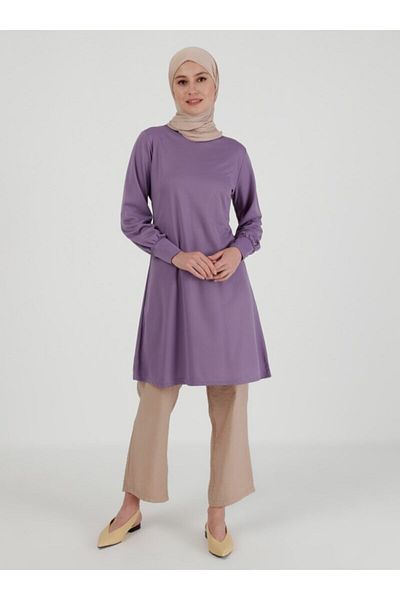 ZENANE Tunic with Sleeve Detail