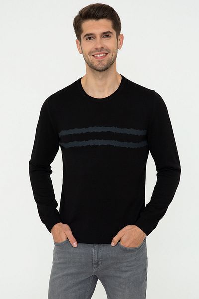 Pierre Cardin Black Men's Sweater G021SZ0TK.000.1277824